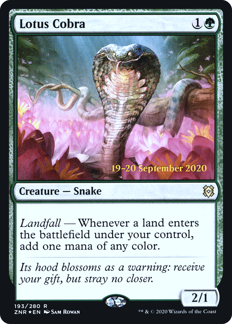 Lotus Cobra (PRE-193S) (Foil)