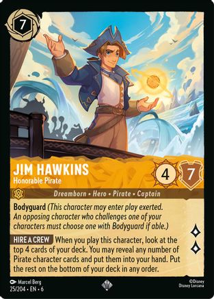 Jim Hawkins - Honorable Pirate (6-025) (Cold Foil)