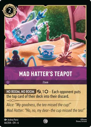 Mad Hatter's Teapot (6-066) (Cold Foil)