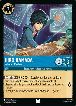 Hiro Hamada - Robotics Prodigy (6-145) (Cold Foil)