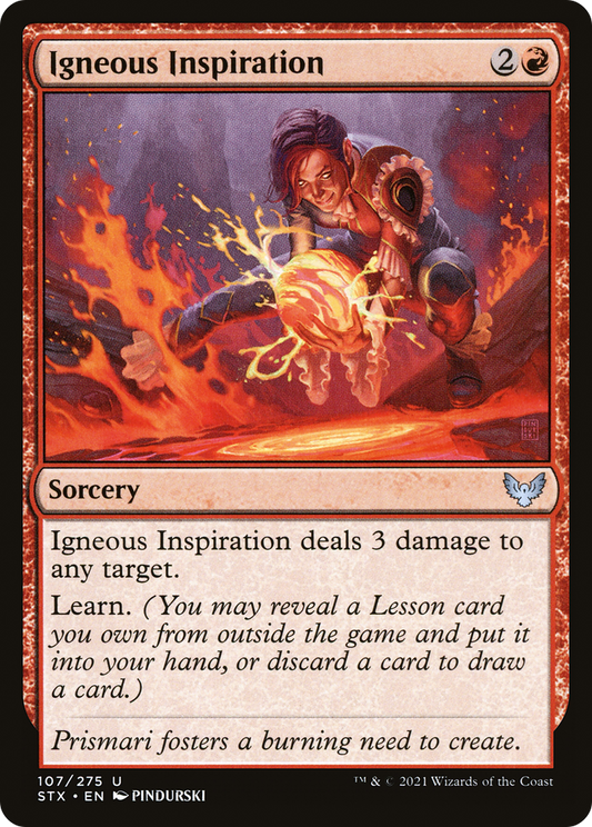 Igneous Inspiration (STX-107) (Foil)