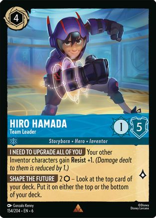 Hiro Hamada - Team Leader (6-154) (Cold Foil)