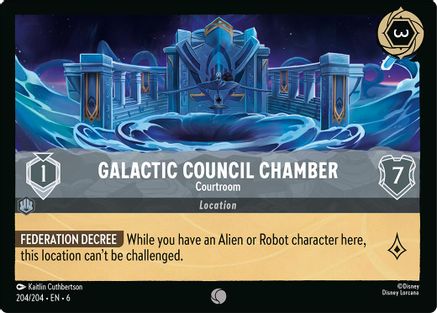 Galactic Council Chamber - Courtroom (6-204) (Cold Foil)