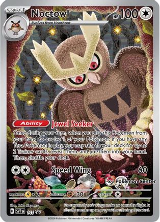 Noctowl (Pokemon Center Exclusive) (SVP-141) (Holofoil)