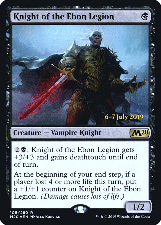 Knight of the Ebon Legion (PRE-105S) (Foil)