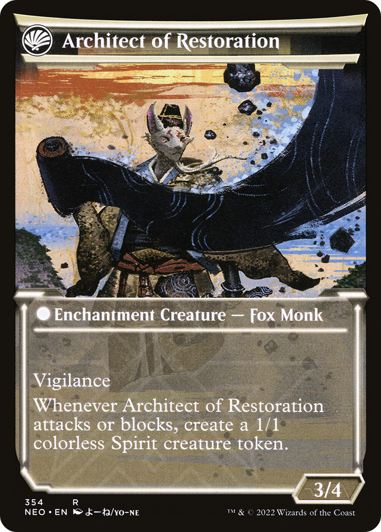 The Restoration of Eiganjo // Architect of Restoration (NEO-354) (Showcase)