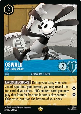 Oswald - The Lucky Rabbit (6-142) (Cold Foil)