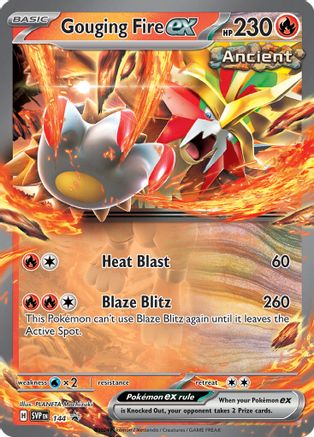 Gouging Fire ex (SVP-144) (Holofoil)
