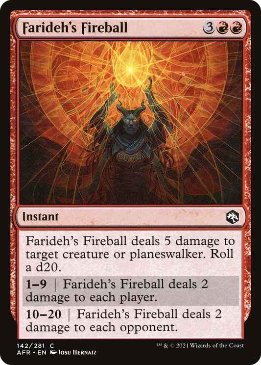 Farideh's Fireball (AFR-142) (Foil)