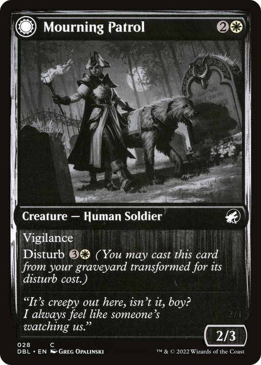 Mourning Patrol // Morning Apparition (DBL-028) (Foil)