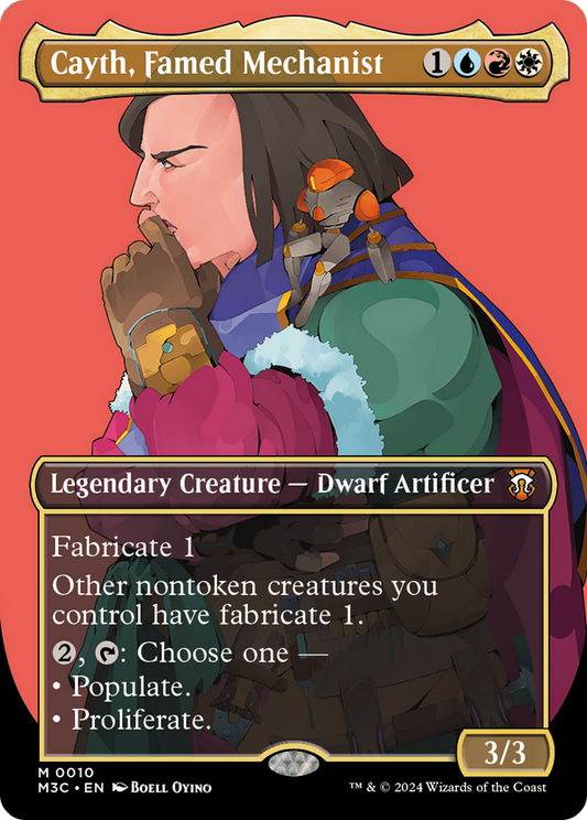Cayth, Famed Mechanist (M3C-010) (Borderless)