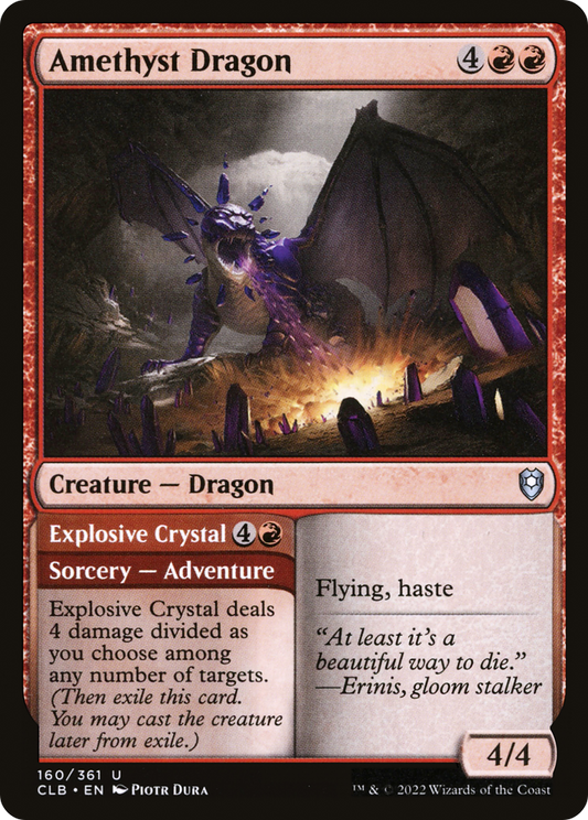 Amethyst Dragon // Explosive Crystal (CLB-160)