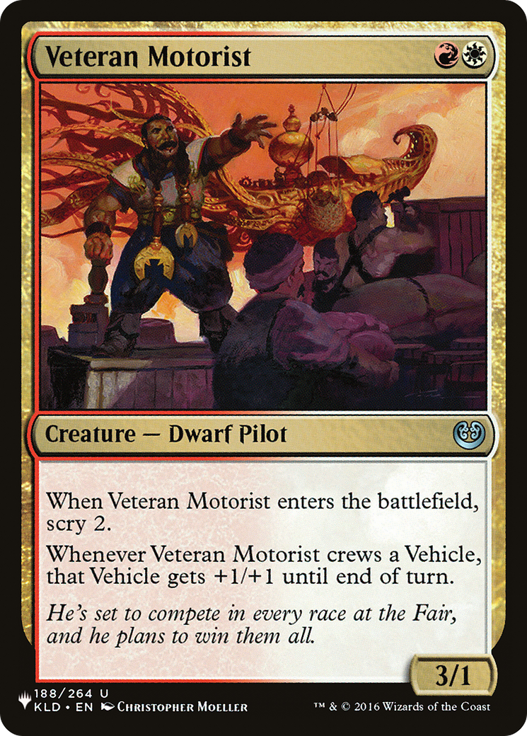 Veteran Motorist (LIST-KLD-188)