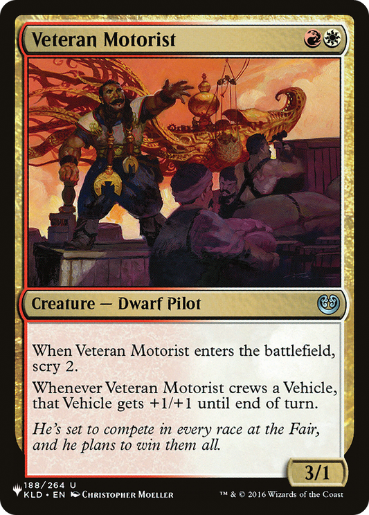 Veteran Motorist (LIST-KLD-188)