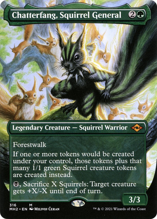 Chatterfang, Squirrel General (MH2-316) (Borderless) (Foil)