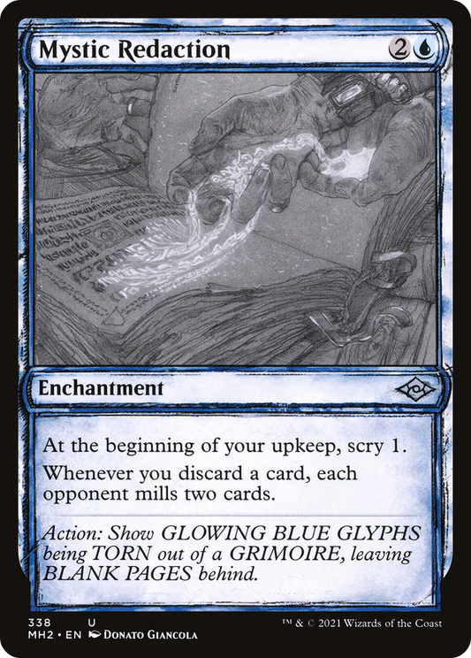 Mystic Redaction (MH2-338) (Showcase) (Foil)