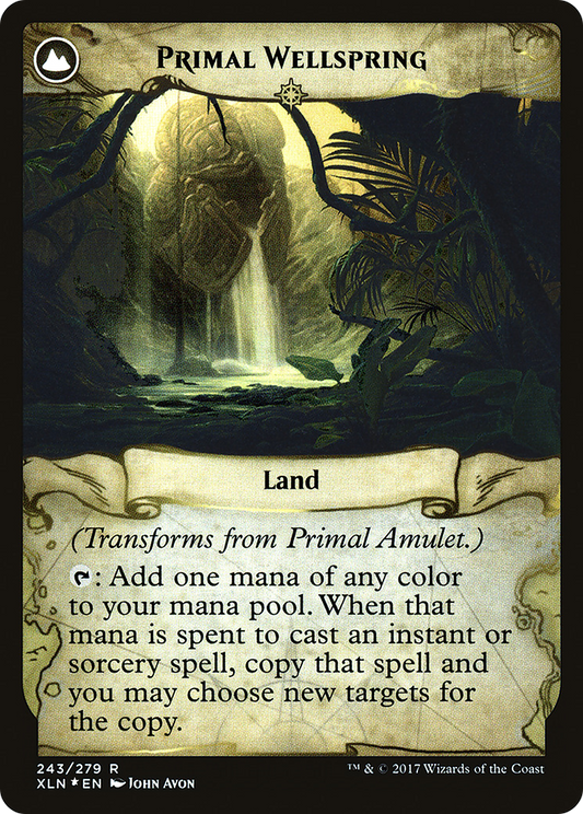Primal Amulet // Primal Wellspring (PRE-243S) (Foil)