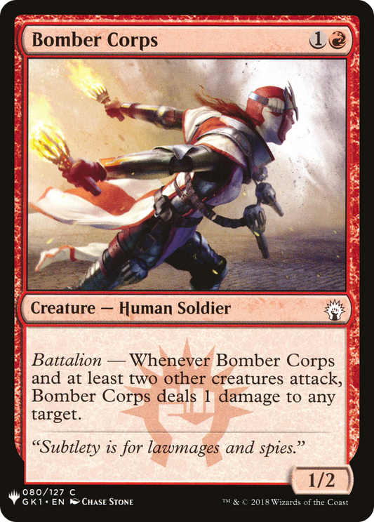 Bomber Corps (LIST-GK1-80)