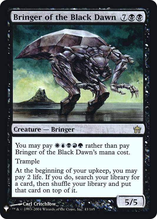 Bringer of the Black Dawn (LIST-5DN-43) (Foil)