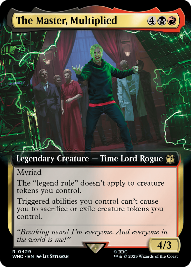 The Master, Multiplied (WHO-429) (Extended Art) (Foil)