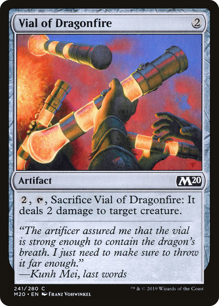 Vial of Dragonfire (M20-241) (Foil)