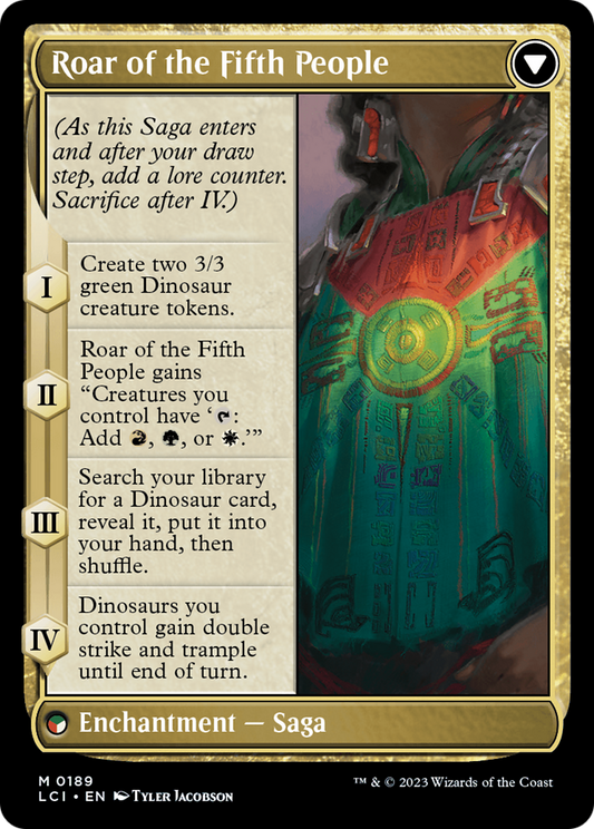 Huatli, Poet of Unity // Roar of the Fifth People (LCI-189)