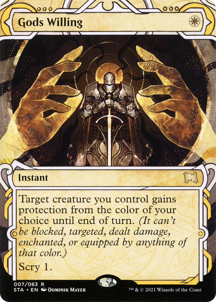 Gods Willing (STA-07E) (Borderless) (Etched Foil)