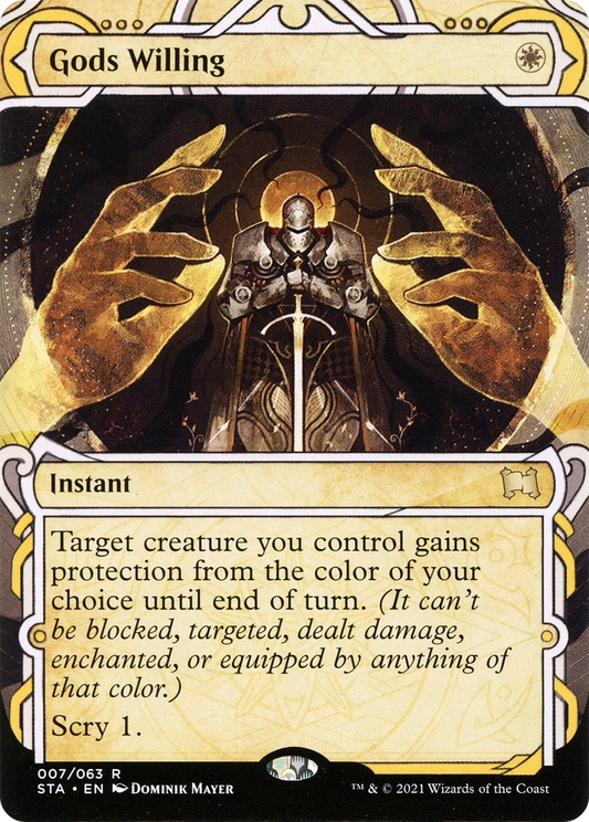 Gods Willing (STA-007) (Showcase) (Borderless) (Foil)
