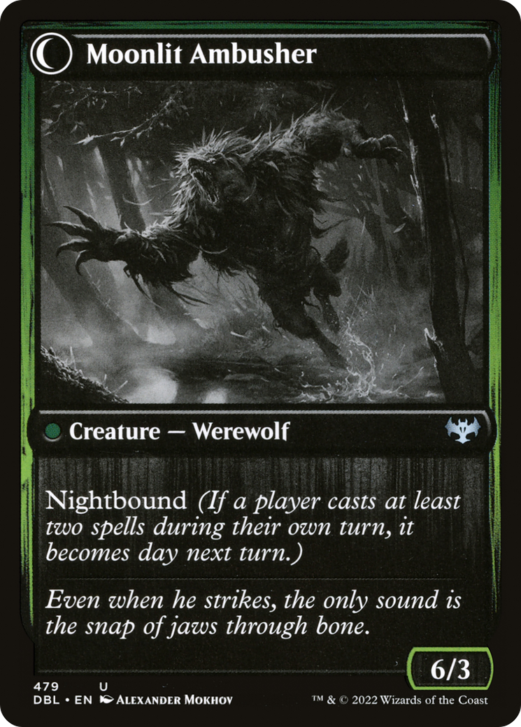 Oakshade Stalker // Moonlit Ambusher (DBL-479)