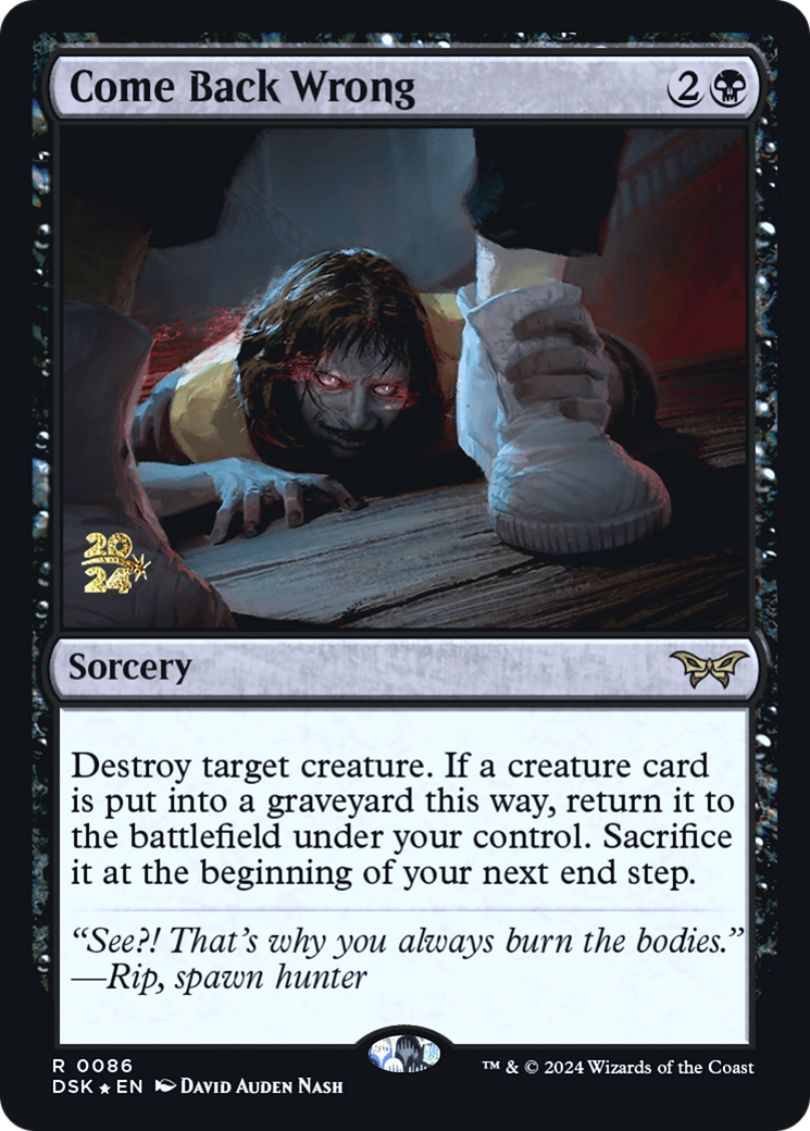 Come Back Wrong (PRE-86S) (Foil)
