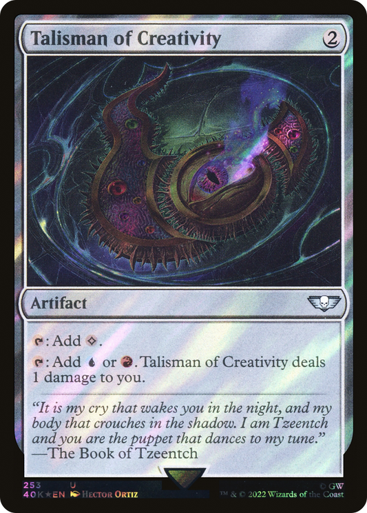 Talisman of Creativity (40K-253★) (Surge Foil)