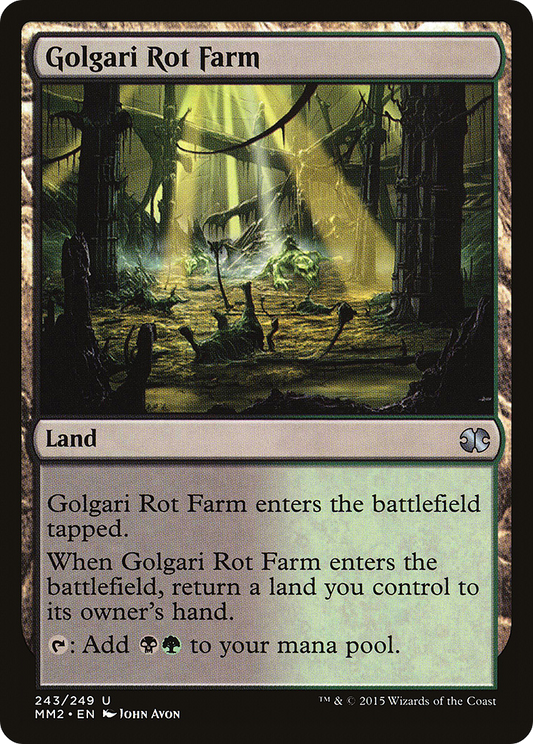 Golgari Rot Farm (MM2-243) (Foil)