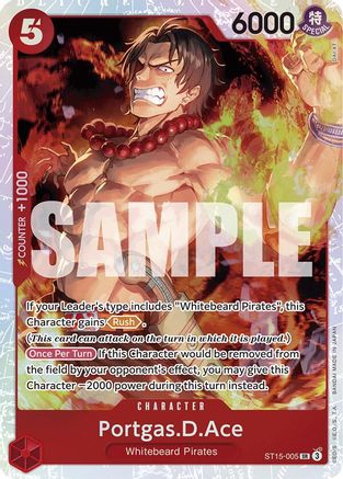 Portgas.D.Ace (ST15-005) (Foil)