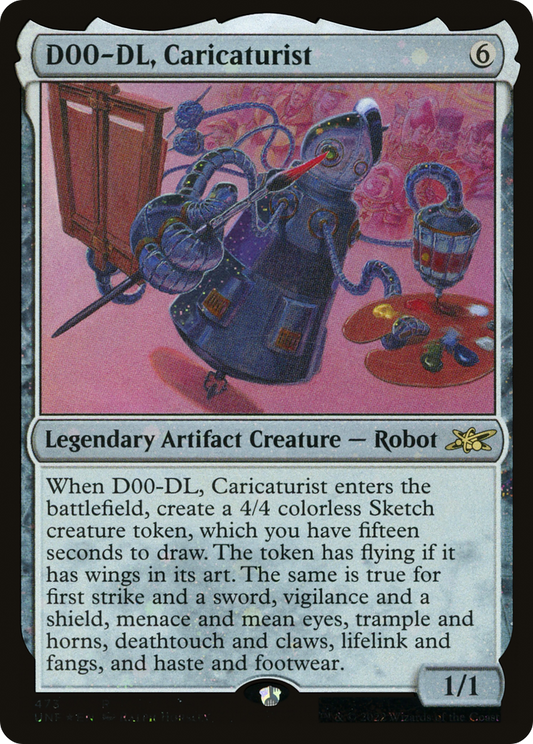 D00-DL, Caricaturist (UNF-473) (Galaxy Foil)