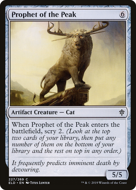 Prophet of the Peak (ELD-227) (Foil)
