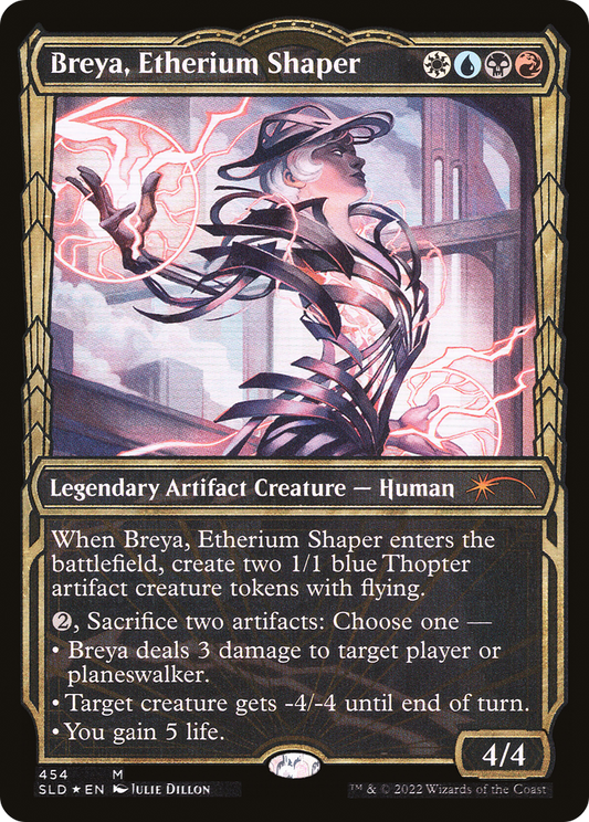 Breya, Etherium Shaper (SLD-454) (Showcase) (Gilded Foil)