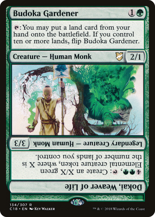 Budoka Gardener // Dokai, Weaver of Life (C18-134)