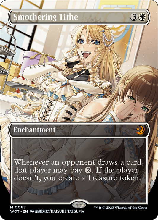 Smothering Tithe (WOT-067) (Borderless) (Foil)
