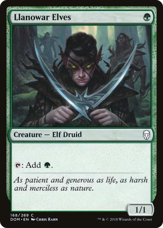 Llanowar Elves (DOM-168) (Foil)