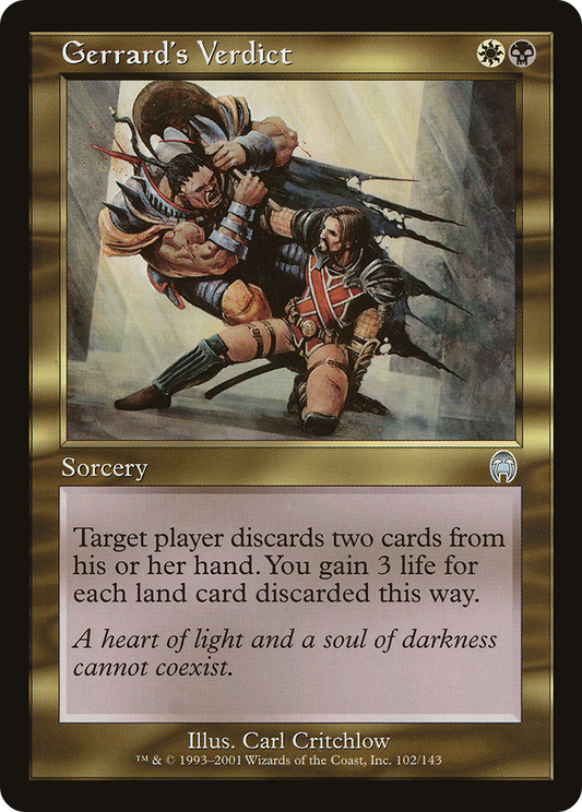 Gerrard's Verdict (APC-102) (Foil)