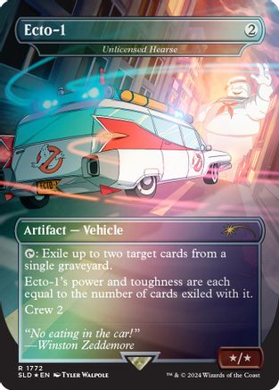 Ecto-1 - Unlicensed Hearse (Rainbow Foil) (SLD-1772)