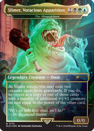 Slimer, Voracious Apparition - The Mimeoplasm (Rainbow Foil) (SLD-1773)