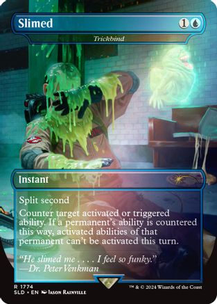 Slimed - Trickbind (Rainbow Foil) (SLD-1774)