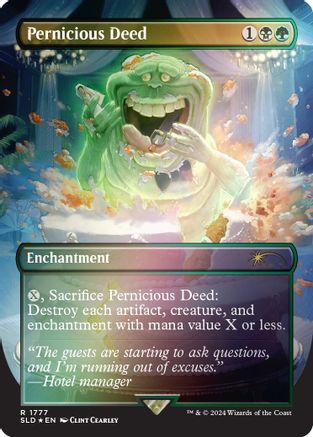 Pernicious Deed (Rainbow Foil) (SLD-1777)