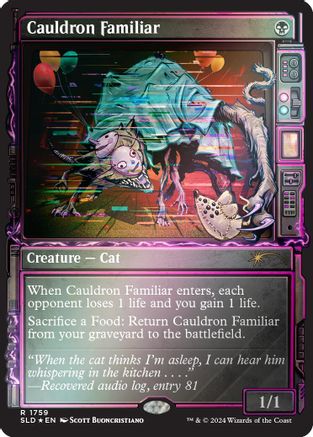 Cauldron Familiar (Rainbow Foil) (SLD-1759)