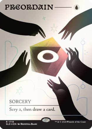 Preordain (1719) (Rainbow Foil) (SLD-1719)
