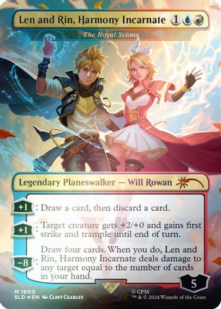 Len and Rin, Harmony Incarnate - The Royal Scions (Rainbow Foil) (SLD-1600)