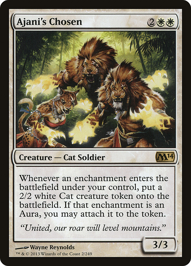 Ajani's Chosen (M14-002) (Foil)