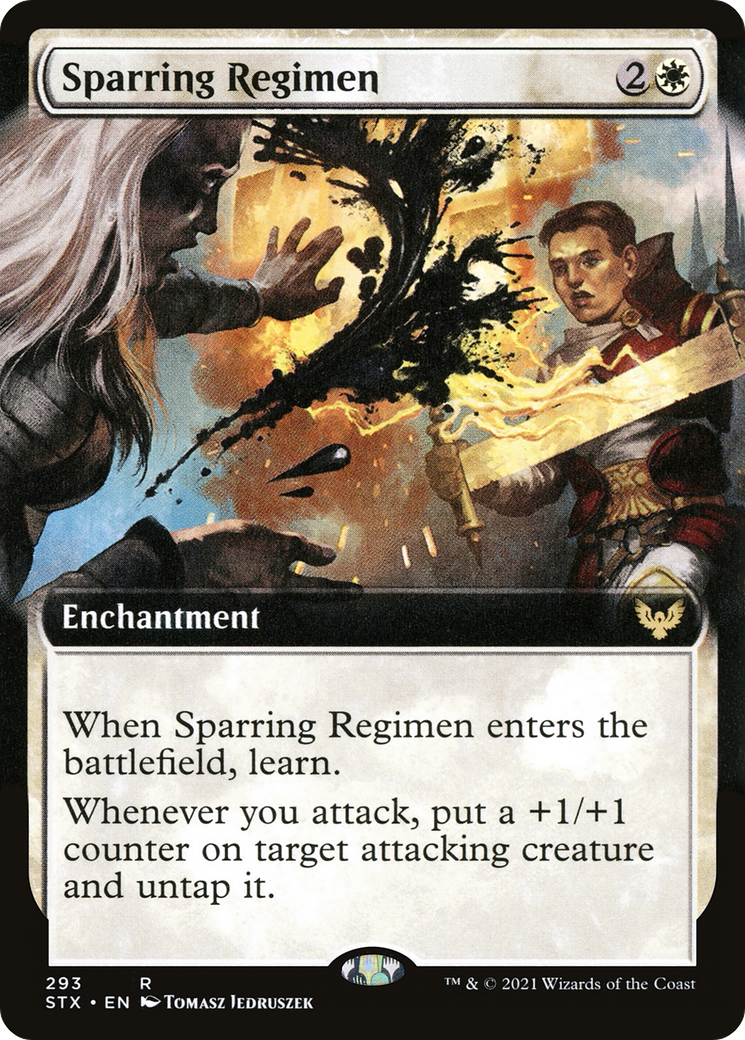 Sparring Regimen (STX-293) (Extended Art) (Foil)