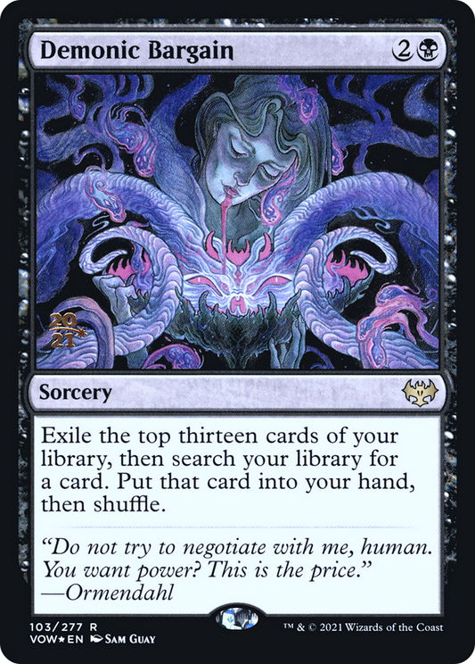 Demonic Bargain (PRE-103S) (Foil)